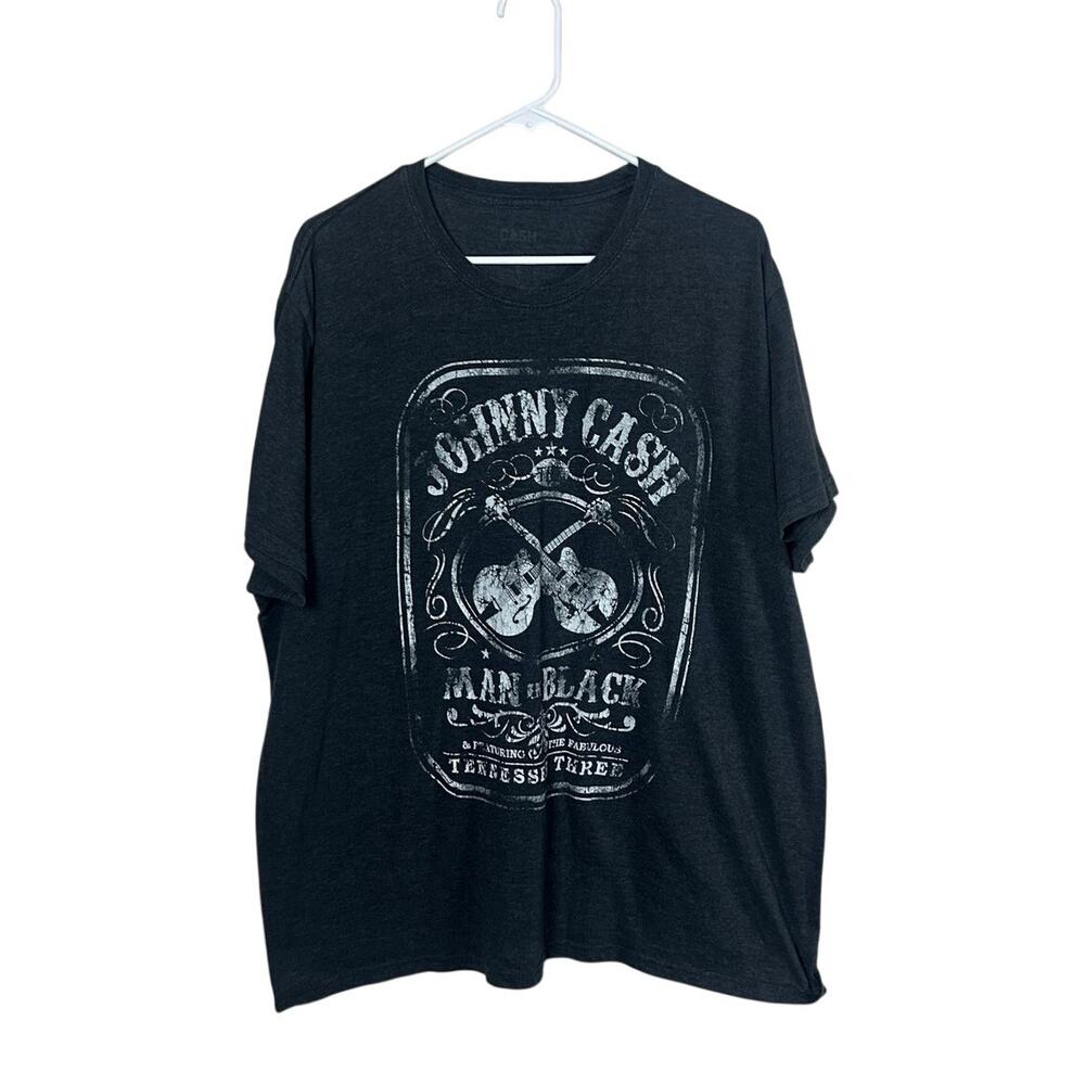 Johnny Cash Black Band Tee size XL